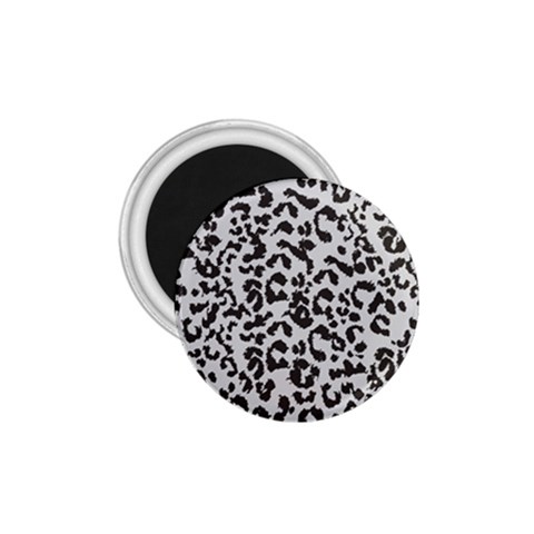 Leopard print gray theme 1.75  Magnet from ArtsNow.com Front