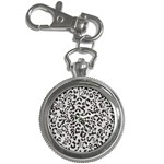 Leopard print gray theme Key Chain Watch