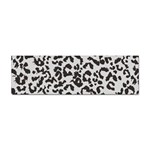 Leopard print gray theme Sticker (Bumper)