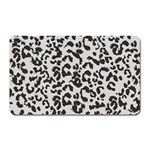 Leopard print gray theme Magnet (Rectangular)