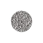 Leopard print gray theme Golf Ball Marker