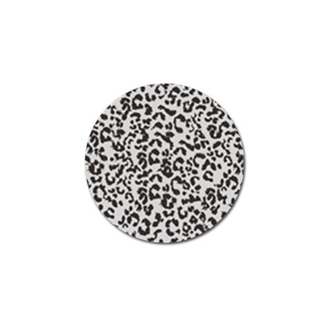 Leopard print gray theme Golf Ball Marker (10 pack) from ArtsNow.com Front