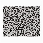 Leopard print gray theme Small Glasses Cloth