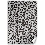 Leopard print gray theme Canvas 20  x 30 