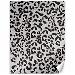 Leopard print gray theme Canvas 36  x 48 