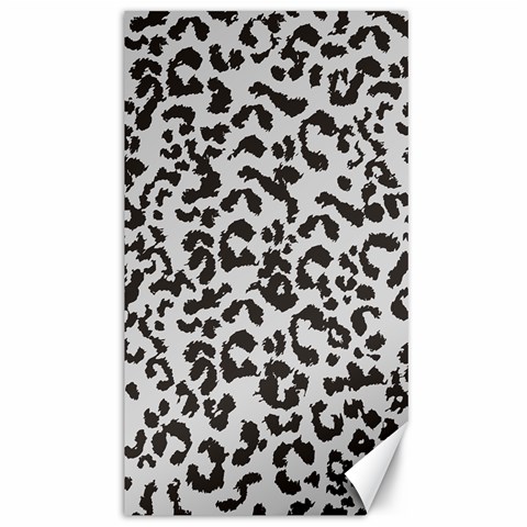 Leopard print gray theme Canvas 40  x 72  from ArtsNow.com 39.28 x69.23  Canvas - 1