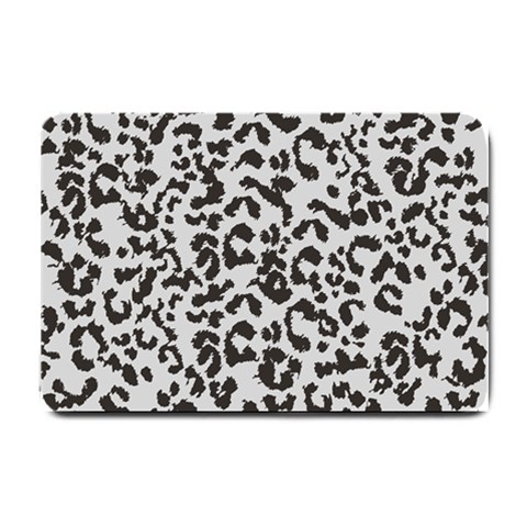 Leopard print gray theme Small Doormat from ArtsNow.com 24 x16  Door Mat