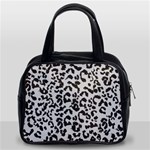 Leopard print gray theme Classic Handbag (Two Sides)