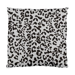 Leopard print gray theme Standard Cushion Case (Two Sides) from ArtsNow.com Front