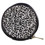 Leopard print gray theme Mini Makeup Bag