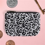 Leopard print gray theme Mini Coin Purse