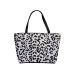 Leopard print gray theme Classic Shoulder Handbag