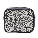 Leopard print gray theme Mini Toiletries Bag (Two Sides)