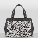 Leopard print gray theme Oversize Office Handbag