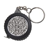 Leopard print gray theme Measuring Tape