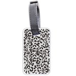 Leopard print gray theme Luggage Tag (one side)