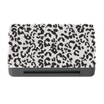 Leopard print gray theme Memory Card Reader with CF