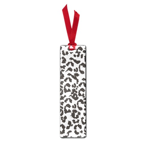 Leopard print gray theme Small Book Mark from ArtsNow.com Front