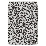 Leopard print gray theme Removable Flap Cover (L)