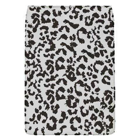 Leopard print gray theme Removable Flap Cover (S) from ArtsNow.com Front