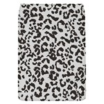 Leopard print gray theme Removable Flap Cover (S)