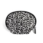 Leopard print gray theme Accessory Pouch (Small)