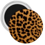 Leopard Print Spots 3  Magnet