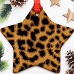 Leopard Print Spots Ornament (Star)