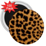 Leopard Print Spots 3  Magnet (100 pack)