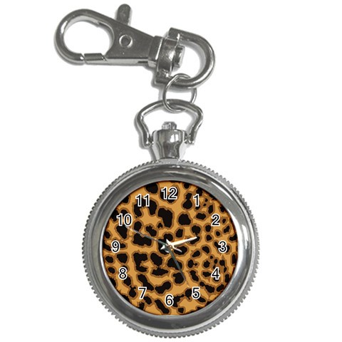 Leopard Print Spots Key Chain Watch from ArtsNow.com Front