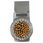 Leopard Print Spots Money Clip (CZ)