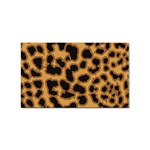 Leopard Print Spots Sticker (Rectangular)