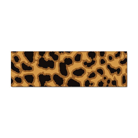 Leopard Print Spots Sticker (Bumper) from ArtsNow.com Front