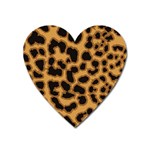 Leopard Print Spots Magnet (Heart)