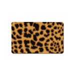 Leopard Print Spots Magnet (Name Card)