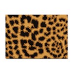 Leopard Print Spots Sticker A4 (10 pack)