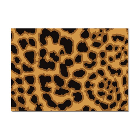 Leopard Print Spots Sticker A4 (100 pack) from ArtsNow.com Front