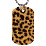 Leopard Print Spots Dog Tag (Two Sides)