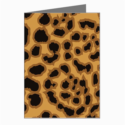 Leopard Print Spots Greeting Card from ArtsNow.com Left