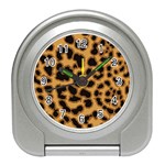 Leopard Print Spots Travel Alarm Clock