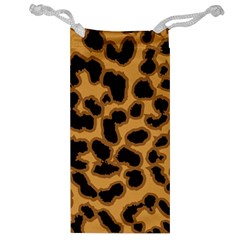 Leopard Print Spots Jewelry Bag from ArtsNow.com Front