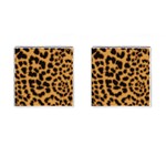 Leopard Print Spots Cufflinks (Square)