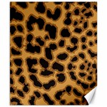 Leopard Print Spots Canvas 8  x 10 