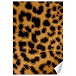 Leopard Print Spots Canvas 12  x 18 