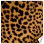 Leopard Print Spots Canvas 16  x 16 