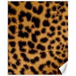 Leopard Print Spots Canvas 16  x 20 