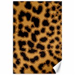 Leopard Print Spots Canvas 24  x 36 