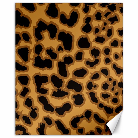 Leopard Print Spots Canvas 11  x 14  from ArtsNow.com 10.95 x13.48  Canvas - 1