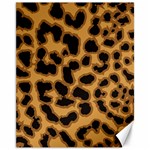 Leopard Print Spots Canvas 11  x 14 