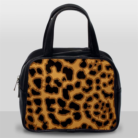 Leopard Print Spots Classic Handbag (One Side) from ArtsNow.com Front